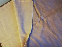 Stoff coupon Lachsfarbig Samtartig 132x87