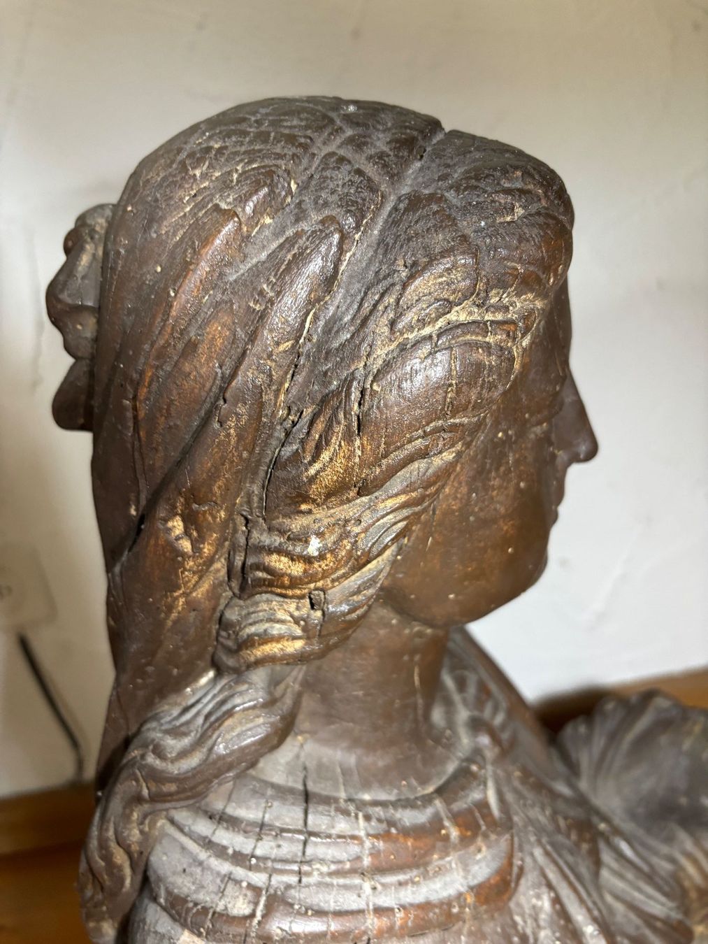 Sculture & Statue: Madonna geschnitzte Frauenfigur Holz antik – Usato da Hinwil venduto da DaniBachman 2