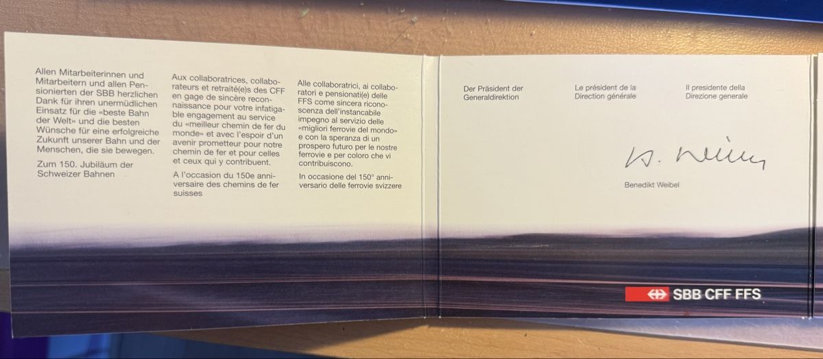 Alle Münzen: Pièce 20.- en argent commémorative 150ans CFF – Neu und originalverpackt aus St-Imier von frederique6 3