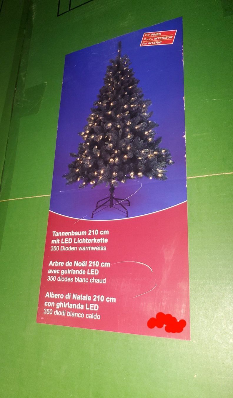 Toutes les décorations: TANNEBAUM  Weihnachtsbaum 210cm – Neuf avec emballage d'origine à Zürich par 5183840711 1