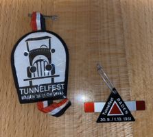 Zwei Badener Plaketten Tunnelfest 1961 und 1965