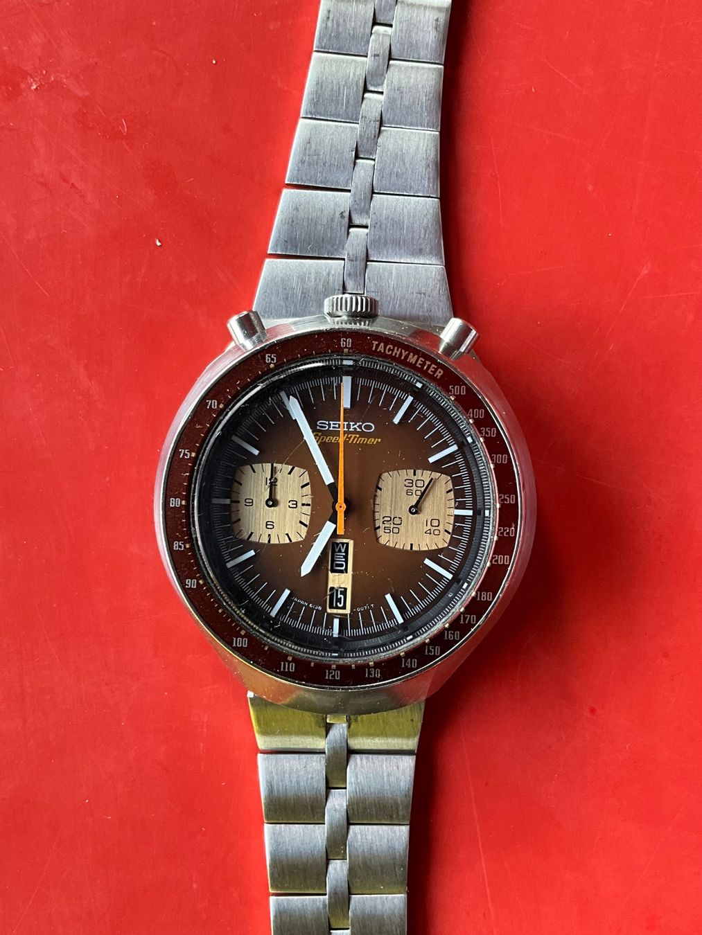 Seiko Montres: Seiko Speed-Timer Chronograph Automatic 6138-0040 "Bullhead* – D'occasion à Otelfingen par Chavez68 1