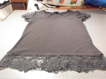 T-Shirt Grösse 36, Alice Roco, schwarz/S