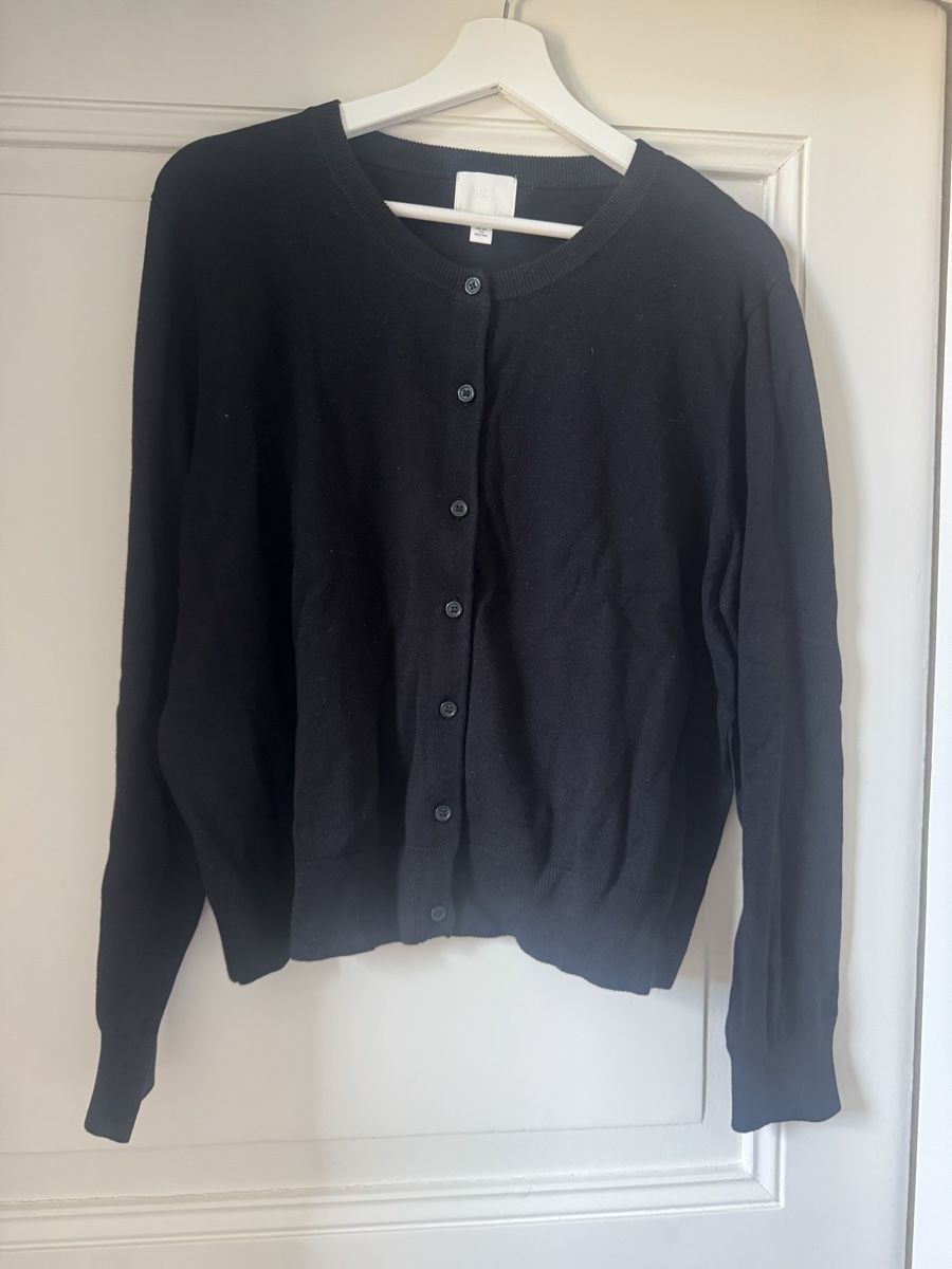 H&M Mäntel: Feinstrick-cardigan. Schwarz, Neu. – Neu (gemäss Beschreibung) aus Zürich von ber_78xz