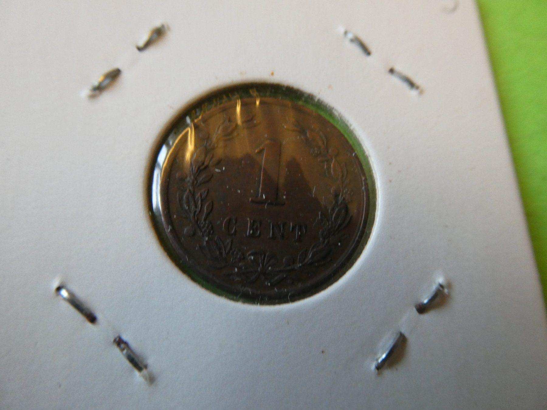 Tutti le monete: Niederlande 1878, 1 Cent – Usato da Hinterforst venduto da Rohusri 1