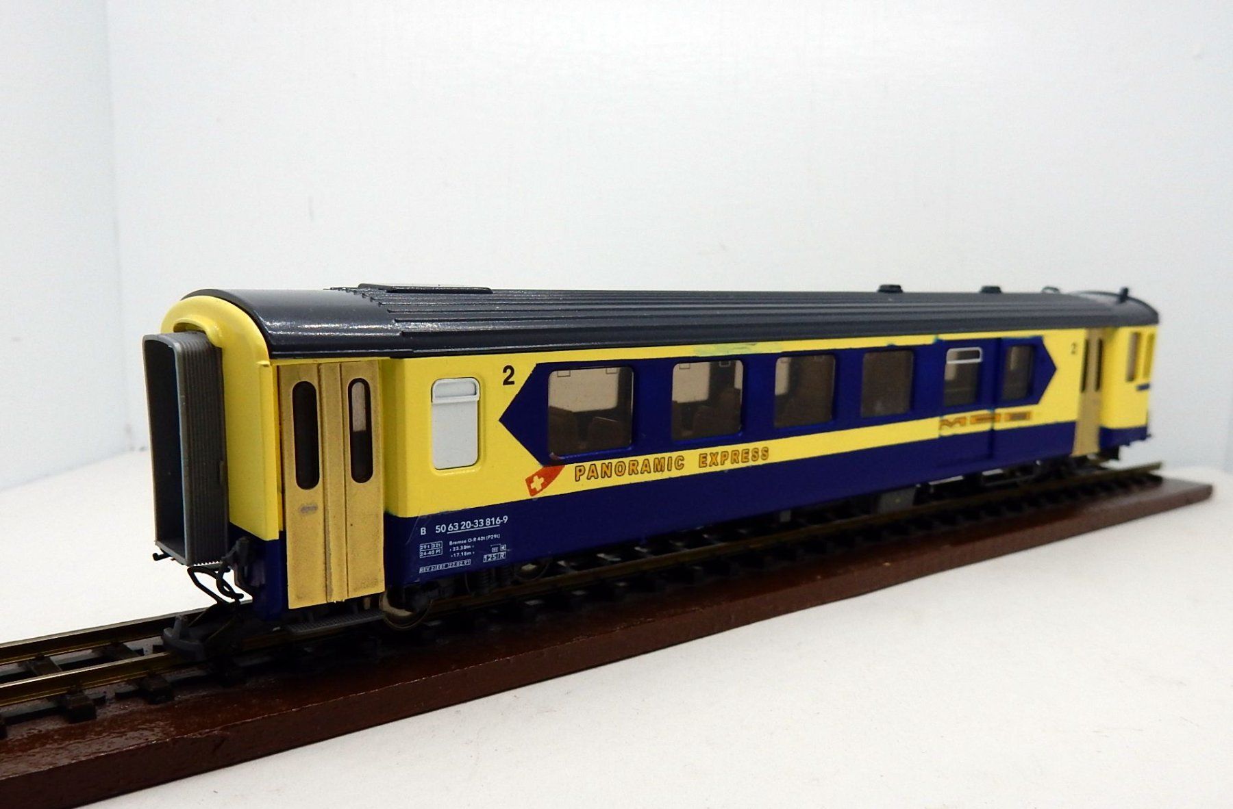 Bemo Modellini di ferrovie: Hom - MOB "Panoramic Express" - Voiture Pilote – Usato da Locarno venduto da Gudrun2 5