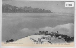 Caux sur Territet - Les Hotels et la mer de Nuages - Nebel