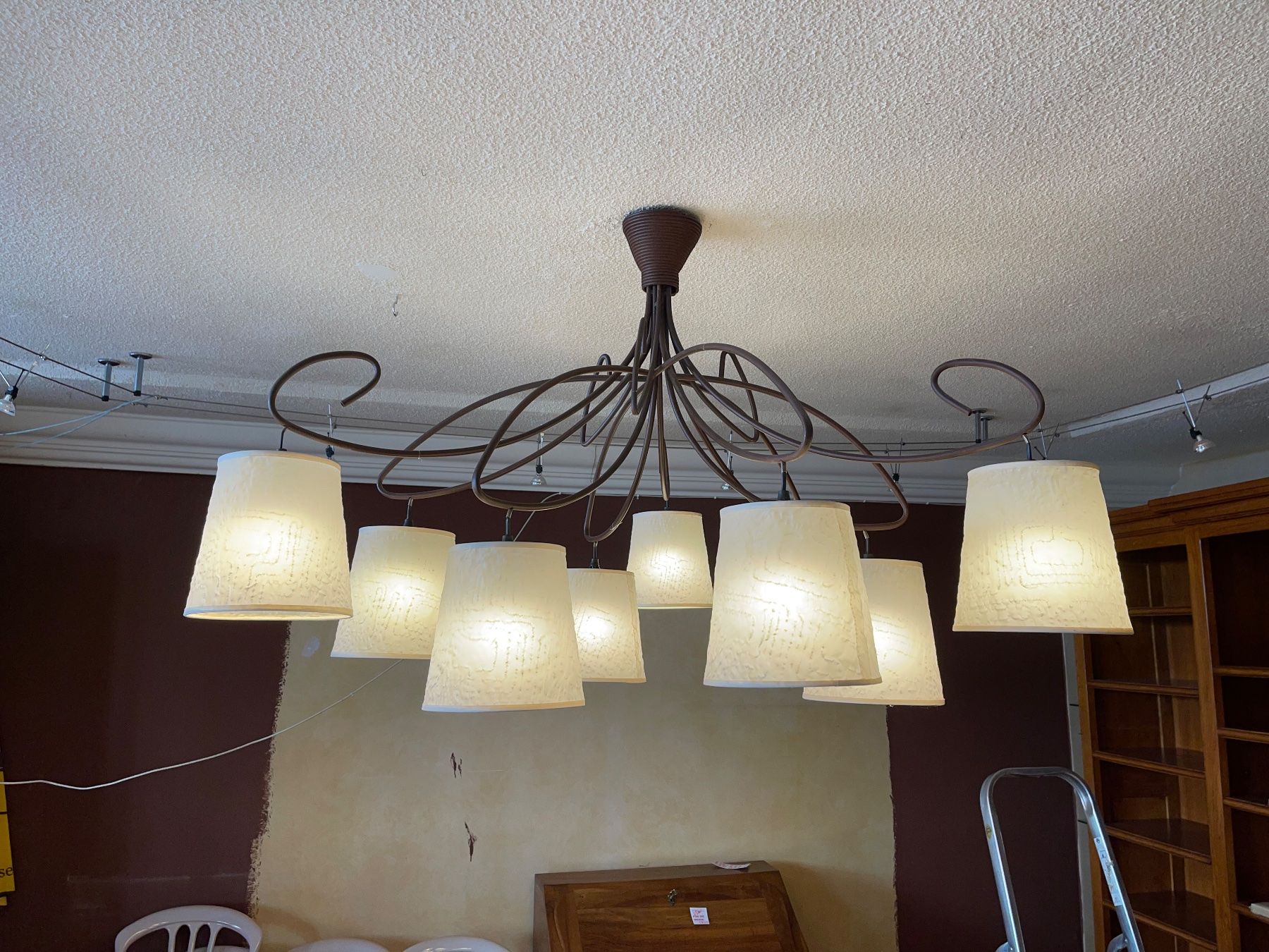 Kronleuchter & Deckenlampen: LUSTRE FER FORGE – Gebraucht aus Vevey von lairdutemps