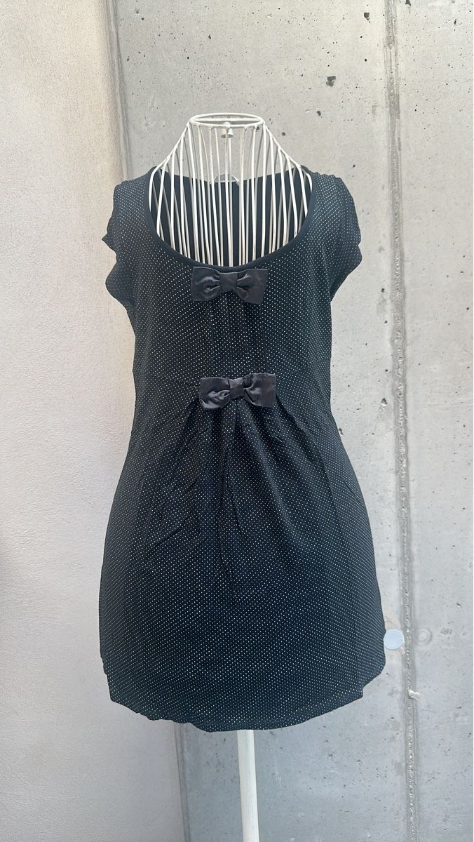 Promod Kleider: Gemütliches Kleid mit Pünktchenmuster und Schleifendetails – Gebraucht aus Leuk-Stadt von 2thcircle 3