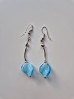 Home Made with Love Blaue Sommer-Ohrringe mit Glasperlen