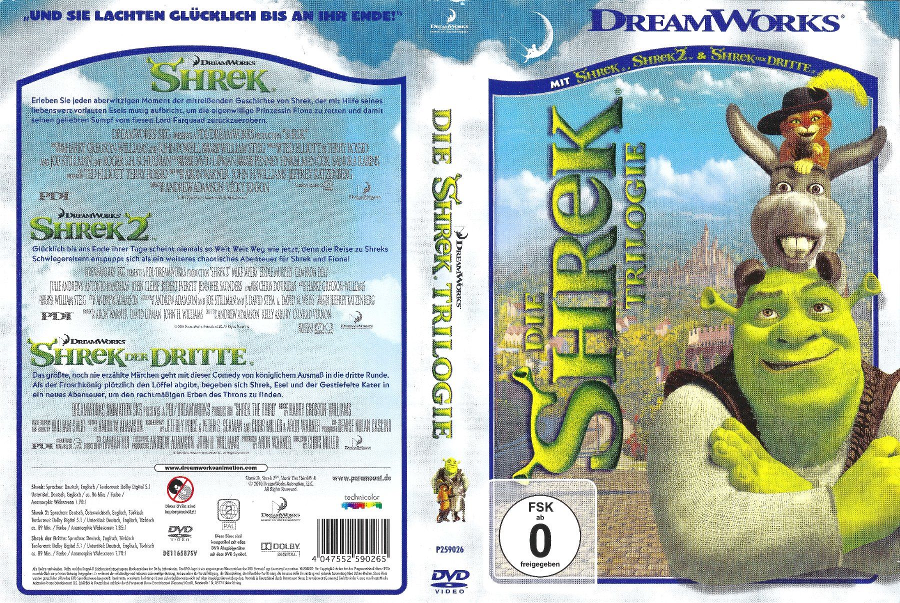 Tous les DVDs: Shrek Trilogie – D'occasion à Zürich par Cineasten