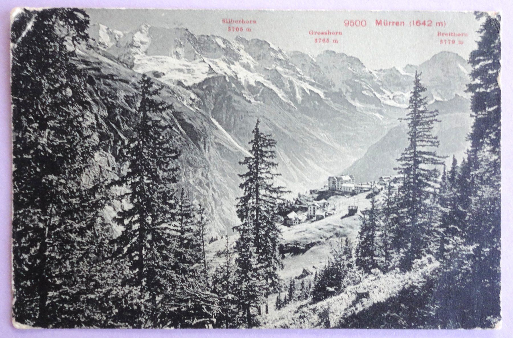 Cartoline postali: Mürren (1642 m) – Difettoso da Fétigny venduto da Billy2miny