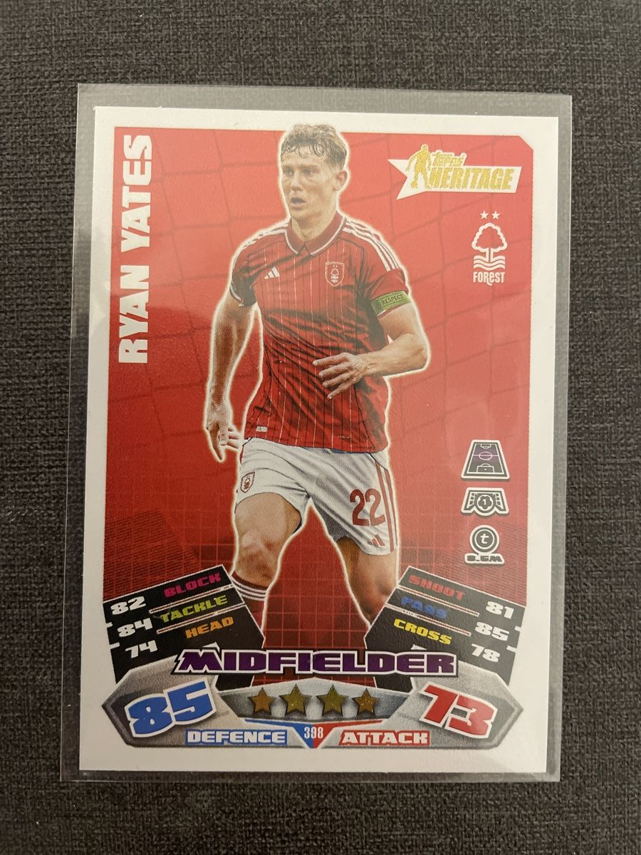 Topps Carte collezionabili: Topps Match Attax Ryan Yates Nottingham Forest – Nuovo (secondo la descrizione) da Burgdorf venduto da Sports_Cards_3400
