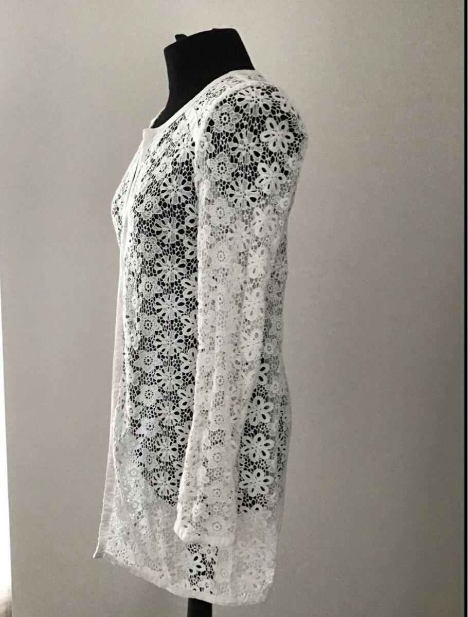 Taifun Giacche: Taifun, Elegante, weisse Spitzenjacke – Nuovo (secondo la descrizione) da Liestal venduto da ell_6xc7 2