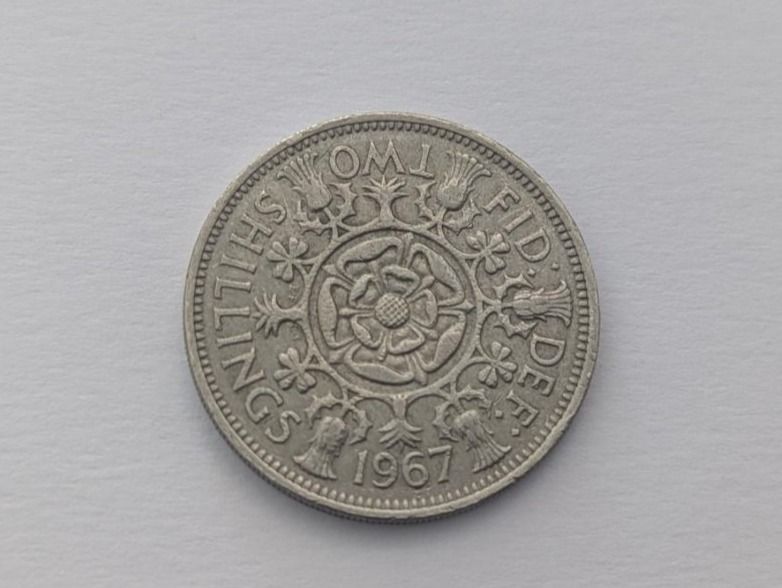 Tutti le monete: Great Britain two shillings 1967 – Usato da Porrentruy venduto da jmbechir 1