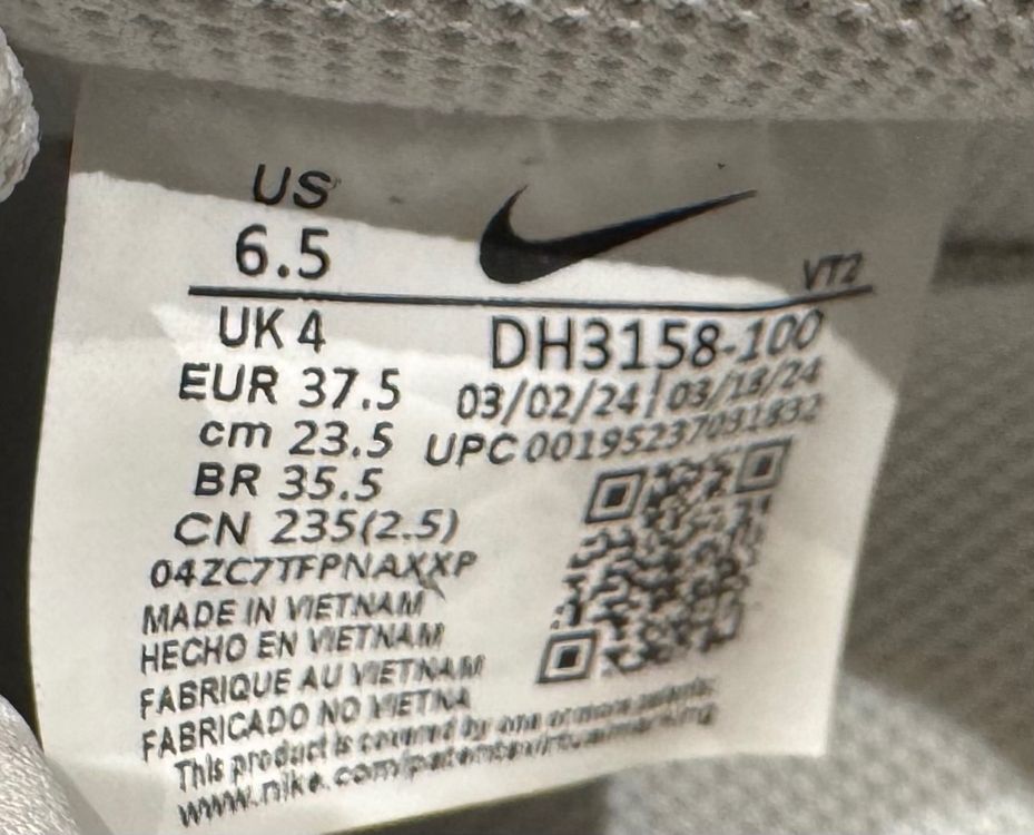 Sneaker Nike Court Vision Low Better Farbe weiss Grösse 37 5 (Gebraucht