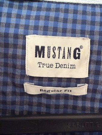 Ungetragen - Hemd Mustang Grösse XL Regular Fit Vichy Check