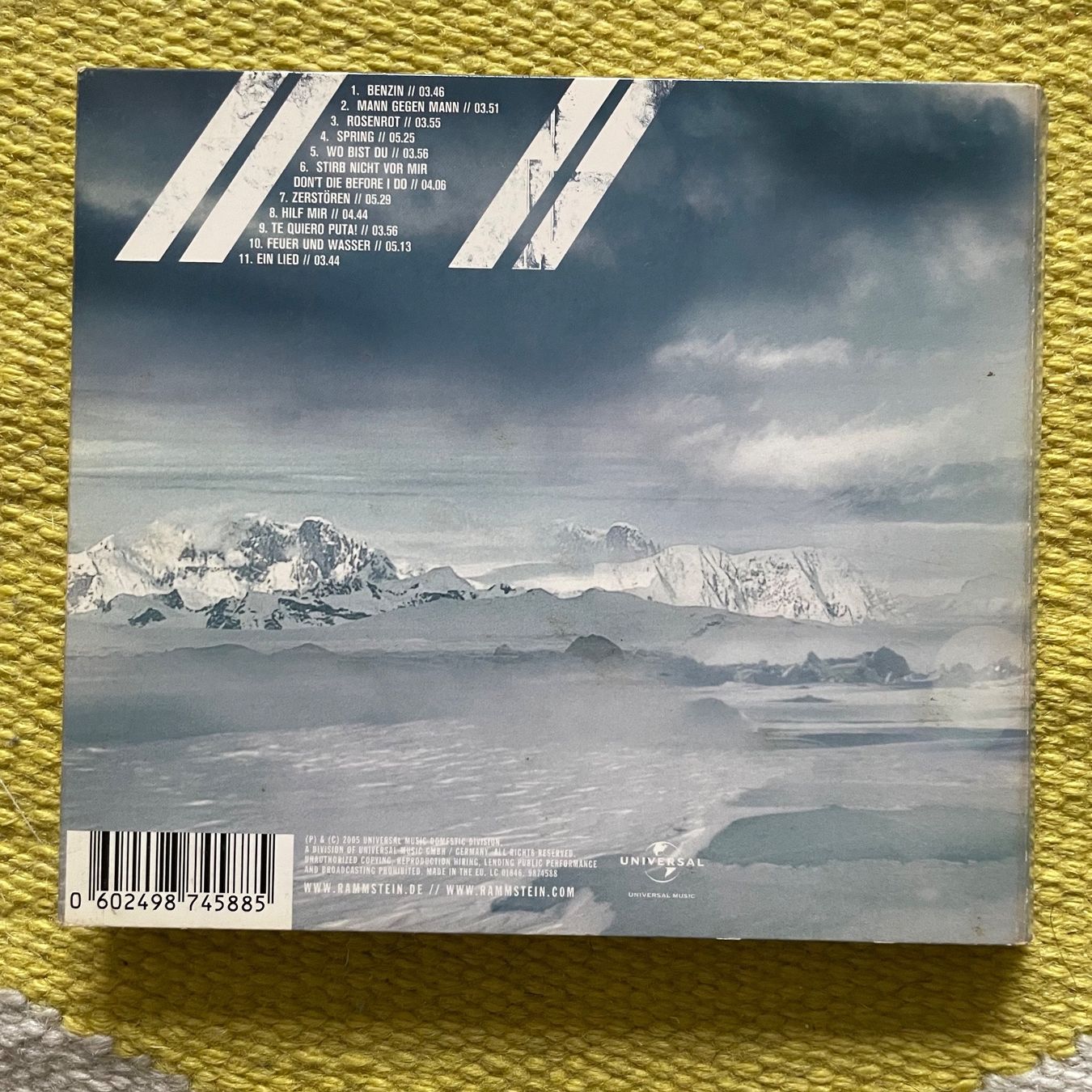 CDs: RAMMSTEIN-ROSENROT (DIGIPACK) – D'occasion à Rorschacherberg par CD-Roli 1