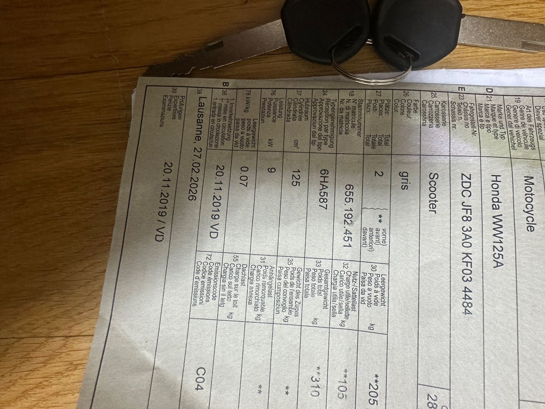 Honda Scooter: Honda Pcx 125 – Difettoso da Lausanne venduto da ari_67hs 4