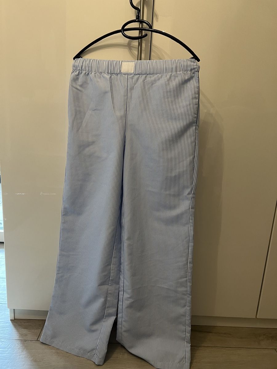 Shein Pantaloni: Sommerhose mit blauen Streifen – Usato da Dietikon venduto da Mischi2167 1