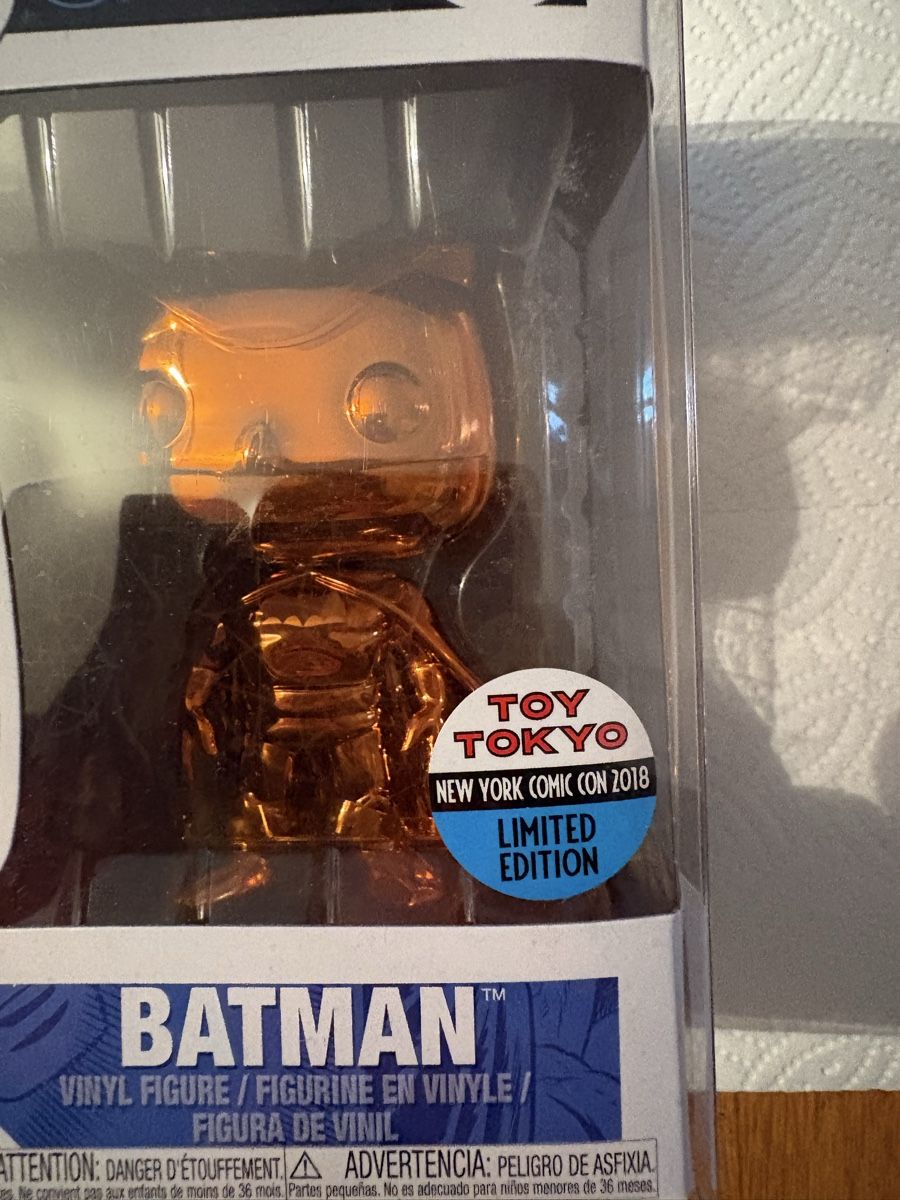 Funko Statuette: FUNKO batman 144 chrome COMIC CON 2018 – Nuovo e nell'imballaggio originale da Herzogenbuchsee venduto da warrior77 3