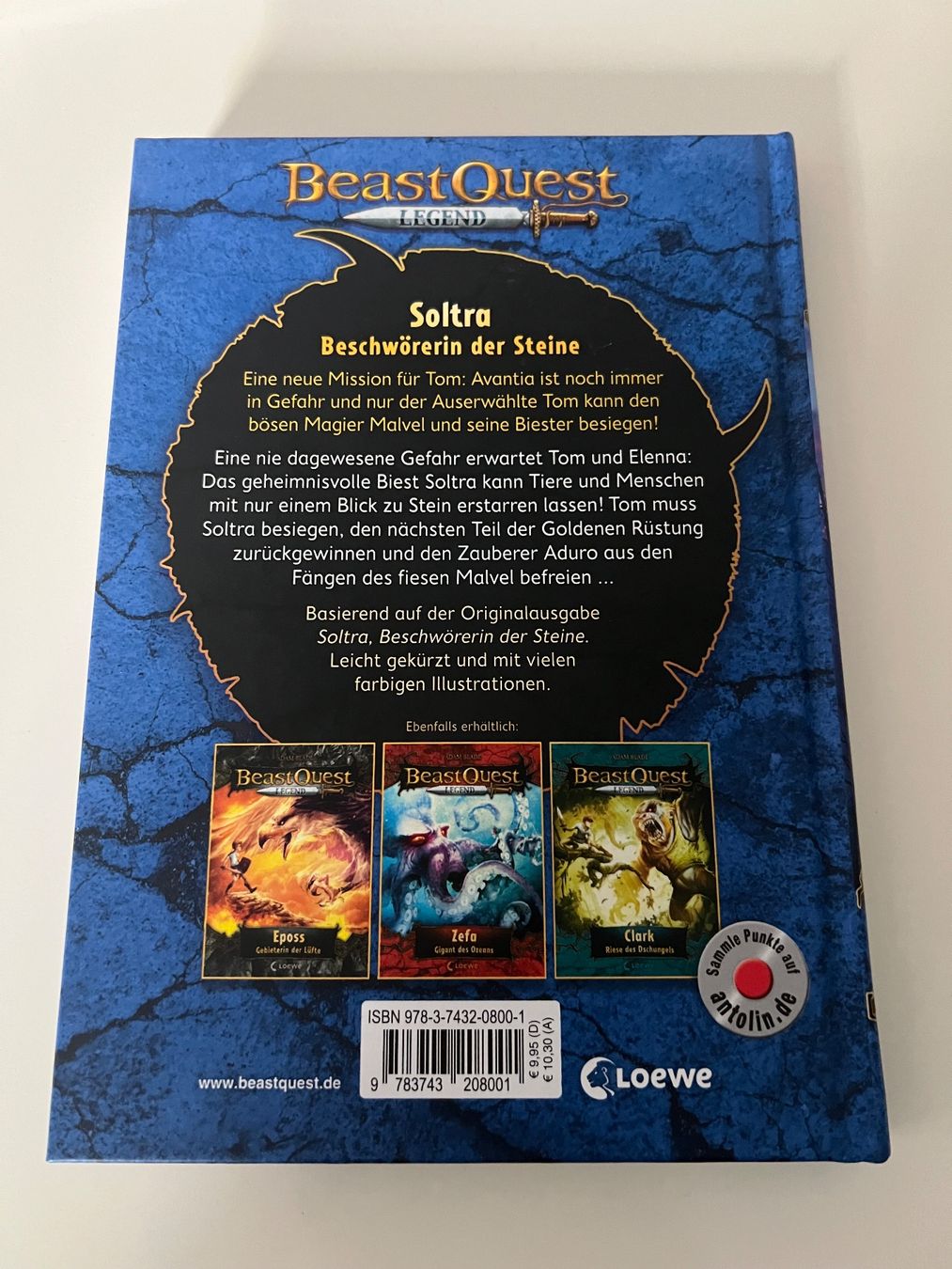 Libri: Beast Quest Legend - Soltra, Beschwörerin der Steine – Nuovo (secondo la descrizione) da Altstätten SG venduto da sheamus 1