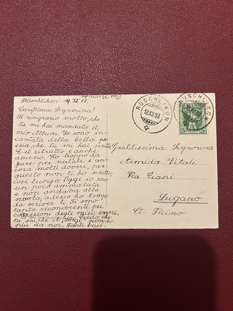 Cartes postales: Rüschlikon Seestrasse 1908 – D'occasion à Breganzona par Milesbo 1