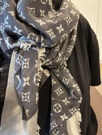 Louis Vuitton Schal, Grau, Original Verpackung, Top Zustand!