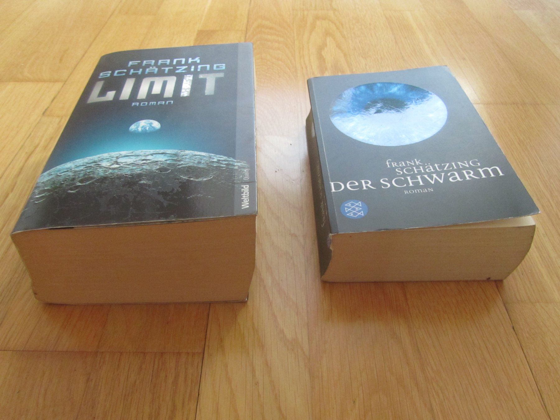 Libri: Frank Schätzing: Limit & Der Schwarm  / Hochspannung – Usato da Seengen venduto da mikelele 1