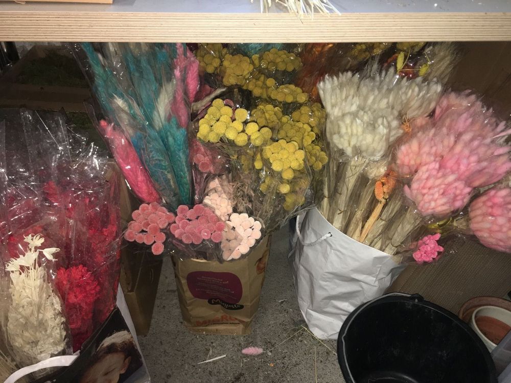 Trockenblumen und Floristik-Material