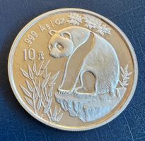 Silbermünze Panda 1993, 1 OZ Ag.999, China, 10 Yuan, Top!