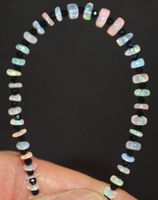 Armband L-8120 – Äthiopische Feuer Opal Rondellen & Spinell