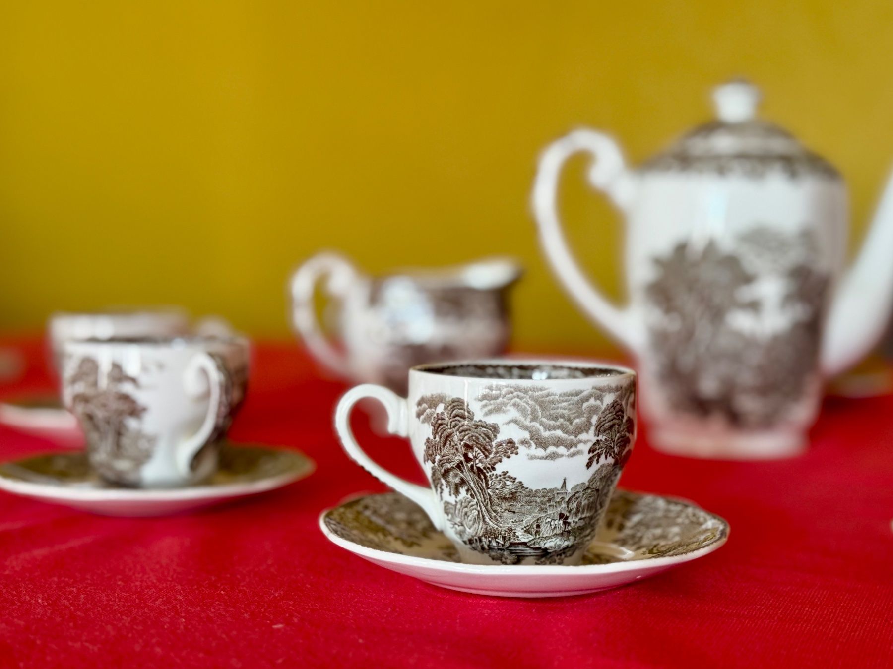 Set di piatti: Original Englisches Kaffeeservice – Usato da Oberwil BL venduto da RAL2002 5