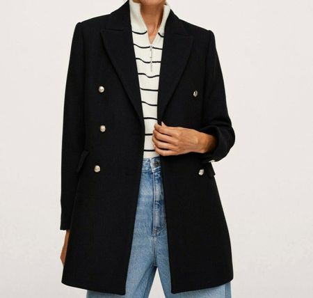 Mango wool coat XL, new
