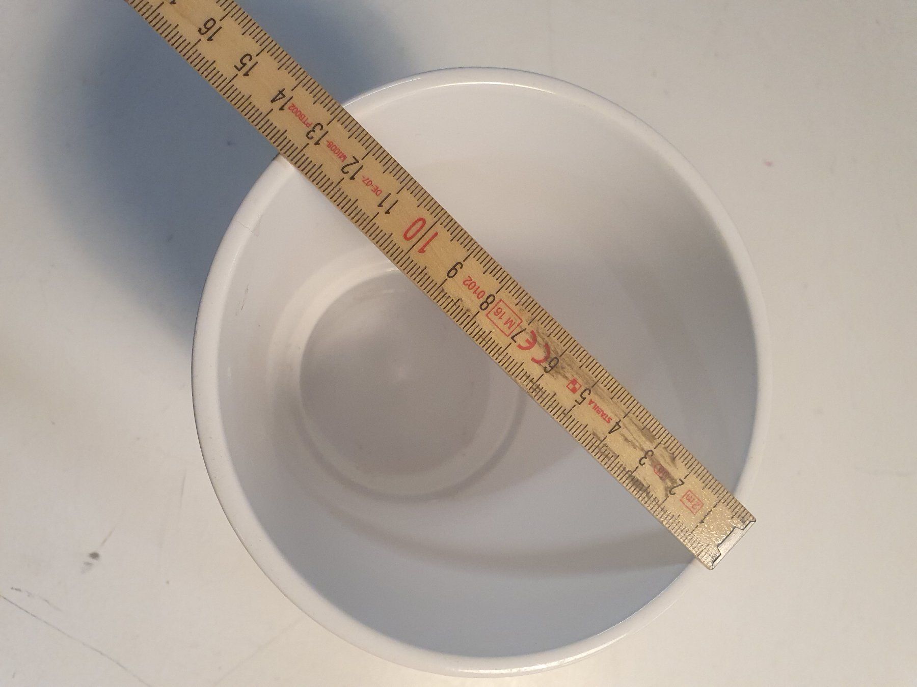 Blumentöpfe: Cachepot konisch weiss 13 x 15.5 cm – Gebraucht aus Zürich von loosebone 3