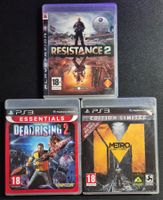 Jeux PS3 - Resistance 2, Dead Rising 2, Metro Last Light