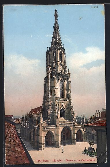 Cartoline postali: AK Bern, Münster, Totalansicht – Usato da Berlin venduto da bartko-reher
