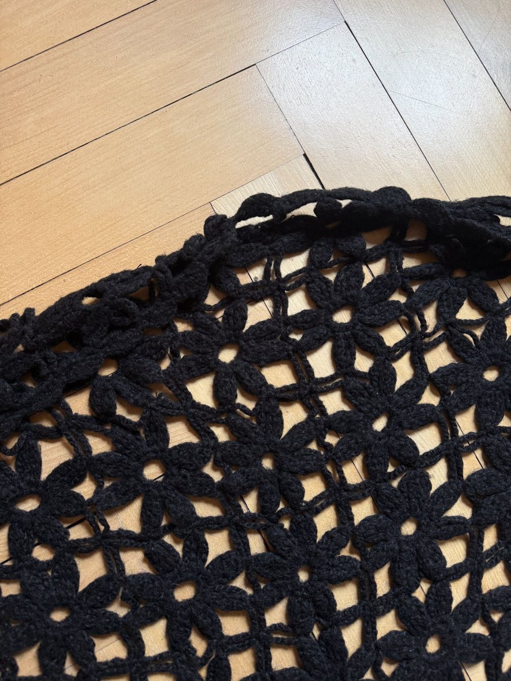 Foulards, Tücher & Schals: Strickschal schwarz gross – Gebraucht aus Zürich von Diazaio 1