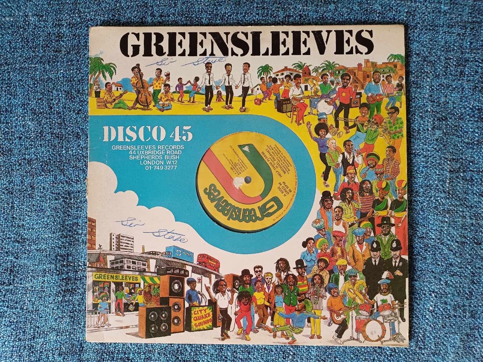 Dischi in vinile: Michael Prophet "Help them please"/Wailing Souls Maxi45t – Usato da Begnins venduto da Drastic-Sound 2