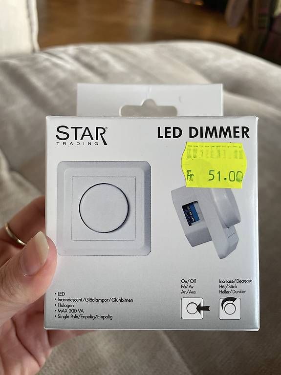 Interruttori: LED Dimmer Star Trading – Nuovo e nell'imballaggio originale da Zürich venduto da milinda