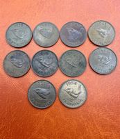 Lot de 10 pièces de monnaie Farthing britanniques, dès 1939