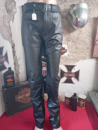 Coole Motorrad Lederhose, Grösse 36, Schwarz, Top Zustand