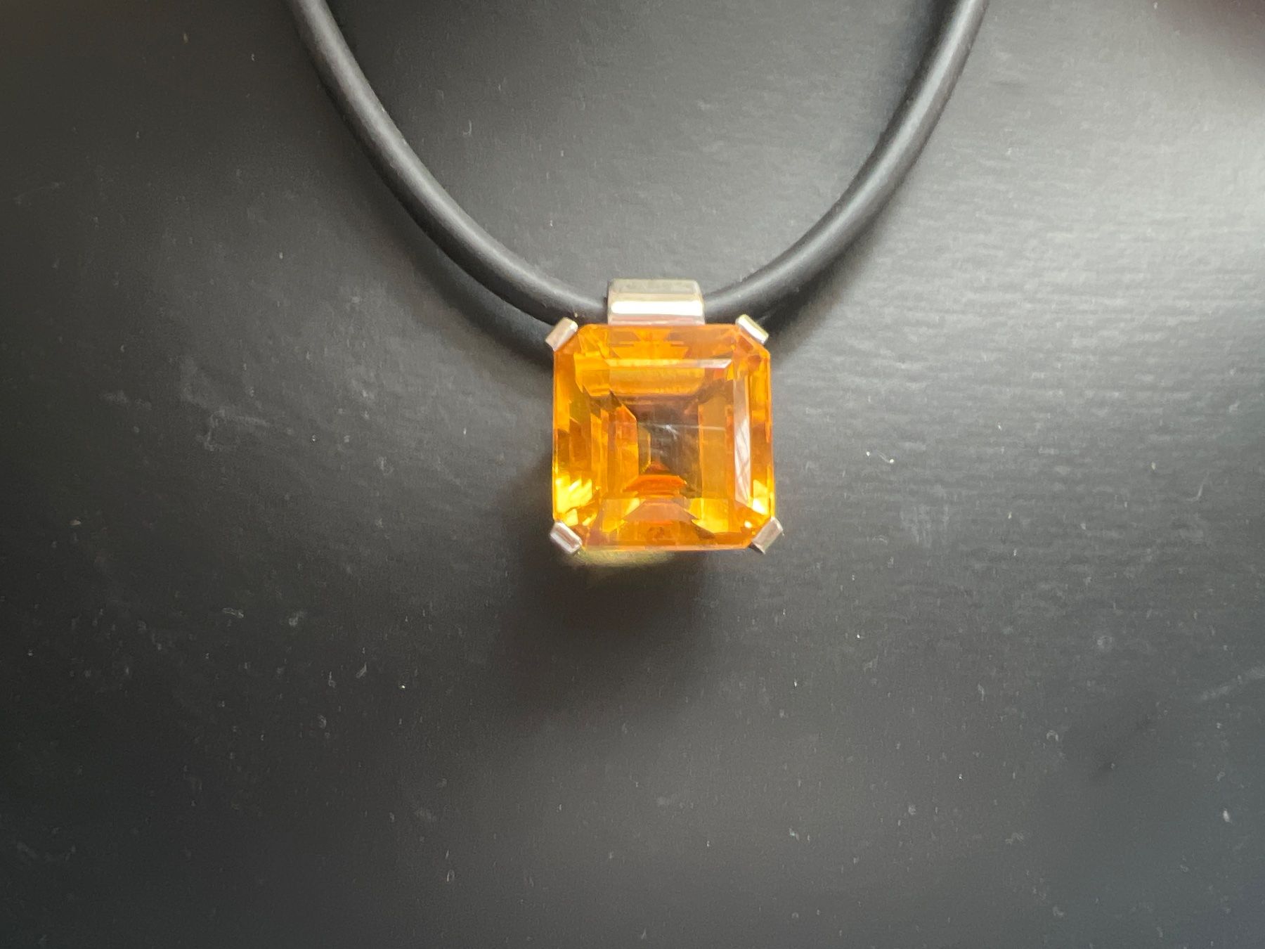 Colliers: Schöne Kette 925 mit Citrin – D'occasion à Seon par Sunny-Schmuck78 1