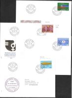4 FDC 561 - 564 Serie Einzelmarken ET Bern 13.2.1975