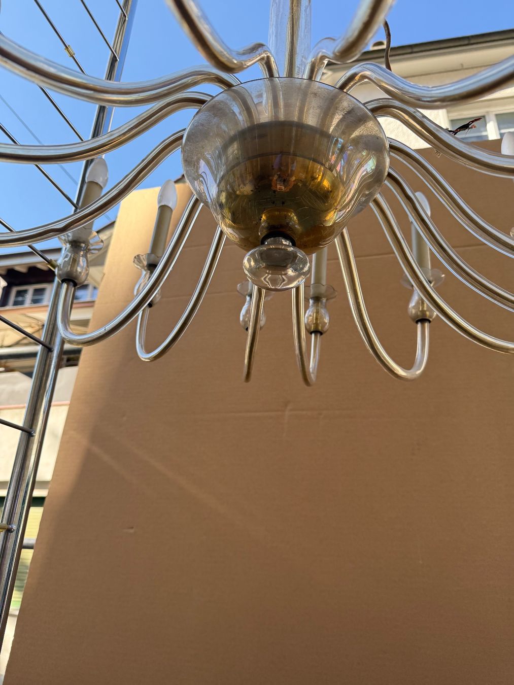 Murano Lampes: Murano Leuchter 15 armig um 1960 – D'occasion à Bretzwil par neuguinea 3