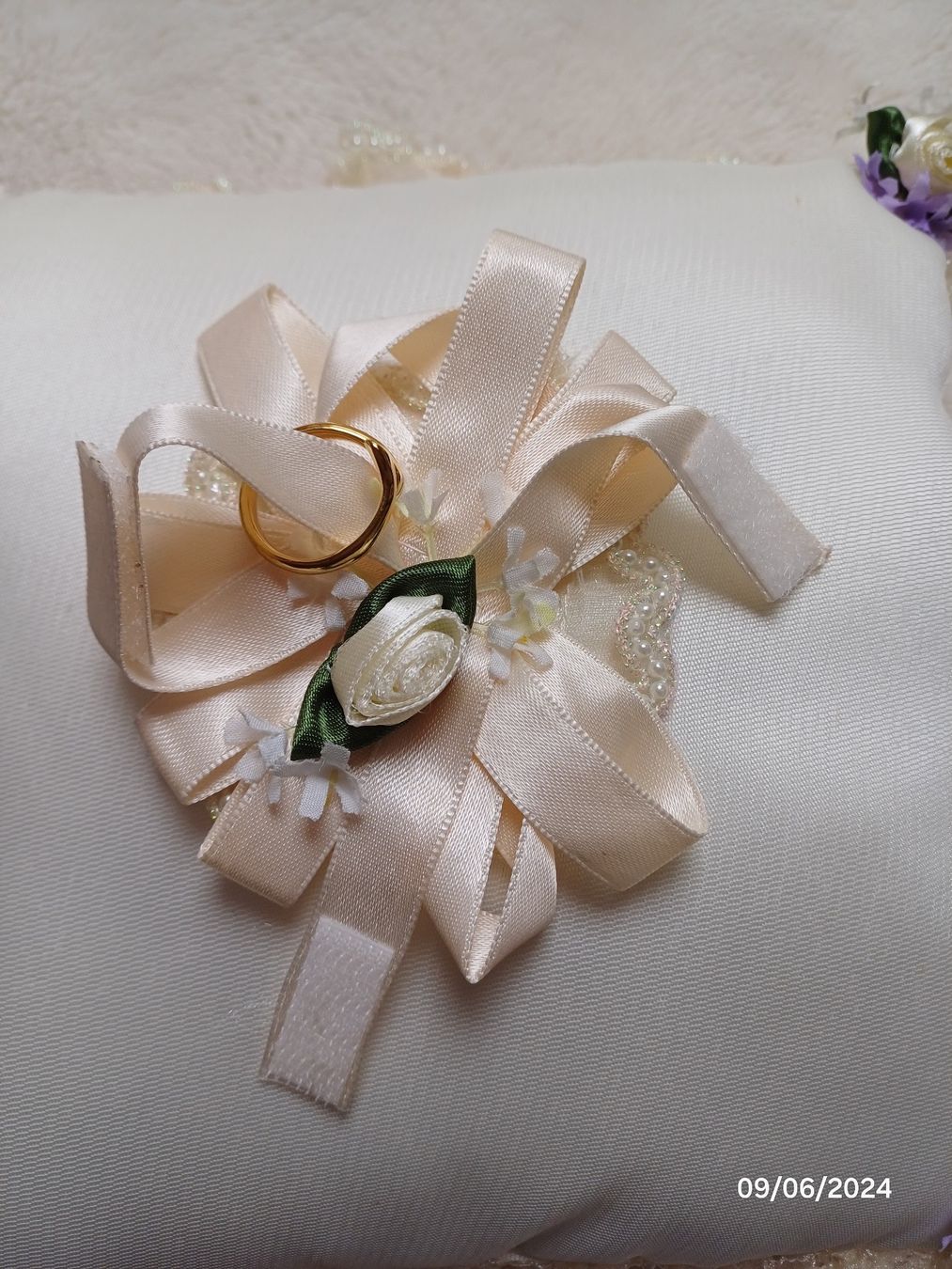 Cuscini: Hochzeit Ringkissen – Usato da Würenlos venduto da Abracadabra26 3