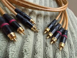 Marlex Serie 1.0 REAN/Neutrik Hi-End Cinch K. 150cm 2 Paare