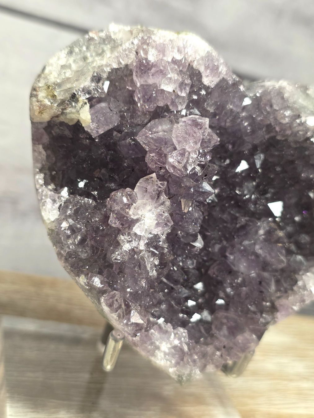 Minerali & Pietre curative: Amethyst Herz 368g – Nuovo e nell'imballaggio originale da Matzingen venduto da Shay_Crystalz 1