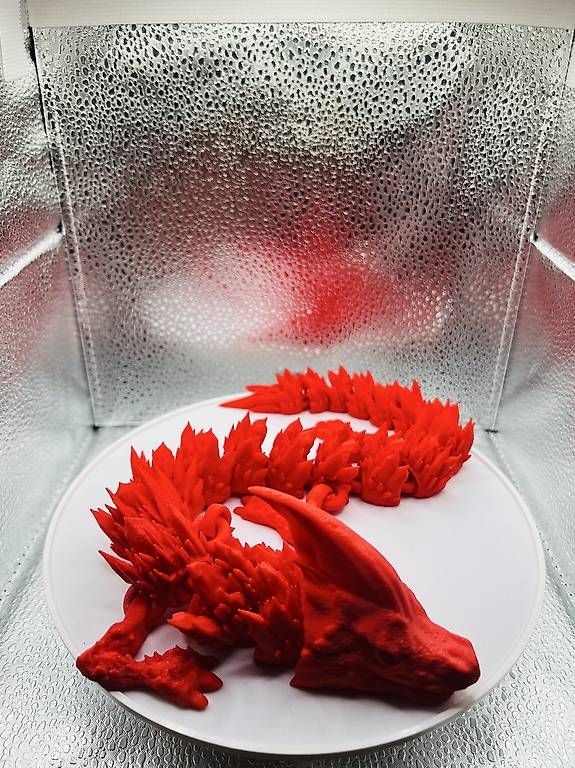 Sammelbilder & Trading cards: Beweglicher 3D Drache Rot – Neu und originalverpackt aus Wagenhausen von bru_mgk5