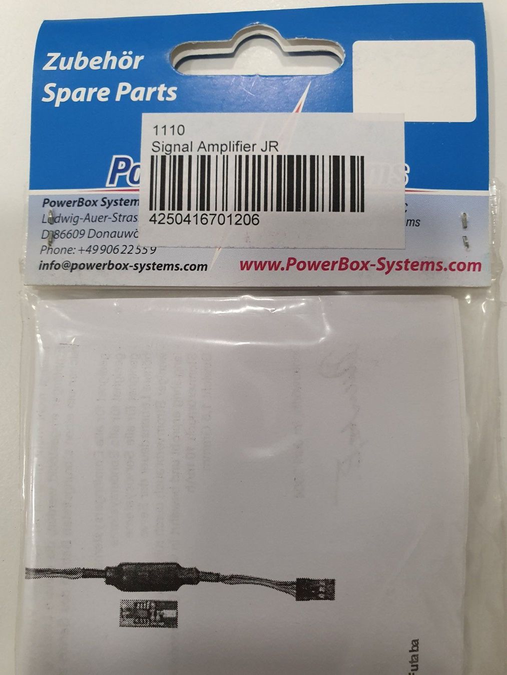 Modellismo RC: PowerBox Signal Amplifier JR – Nuovo e nell'imballaggio originale da Balsthal venduto da Jetline 1